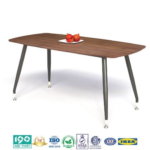 Bàn Ăn Mặt Gỗ Plywood BA02-P18