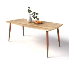 Bàn Ăn Mặt Gỗ BA03-G12
