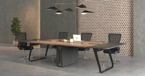 Bàn Họp Chân Sắt 3m6 242BH36 Đẹp, Hiện Đại