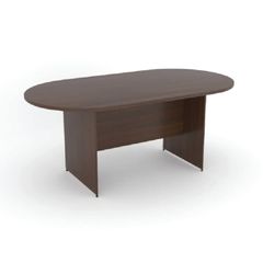 Bàn Gỗ Phòng Họp Mặt Oval 1m8 BG08M