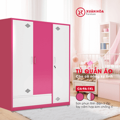 Tủ sắt Xuân Hòa CA-9A-1KL-Hồng
