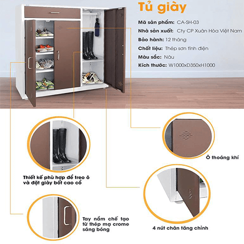 Tủ giầy dép CA-SH-03