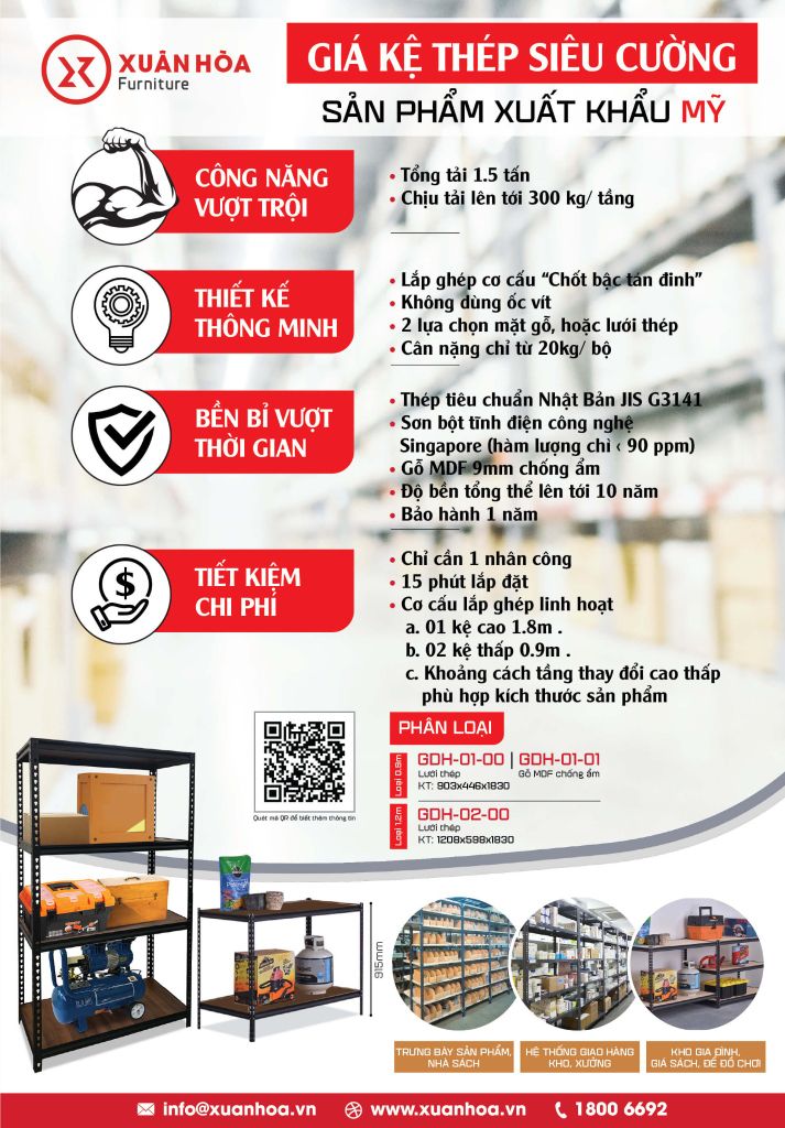 Kệ Siêu Cường GDH-01-00 -02-00