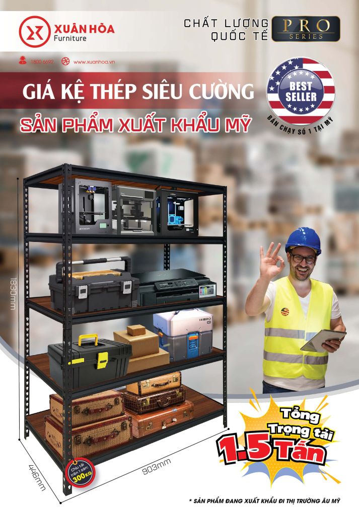 Kệ Siêu Cường GDH-01-00 -02-00