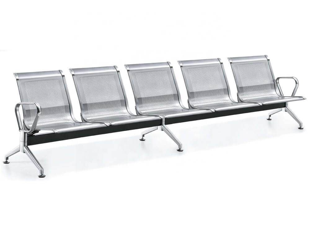 Ghế Băng Chờ Inox 5 chỗ GI-29-06