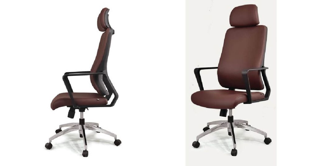 Ghế Da Cao Cấp GX246 nhiều màu, Nhựa Đen