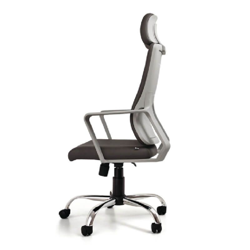 Ghế Da Cao Cấp GX246G nhiều màu, Nhựa Ghi Trắng