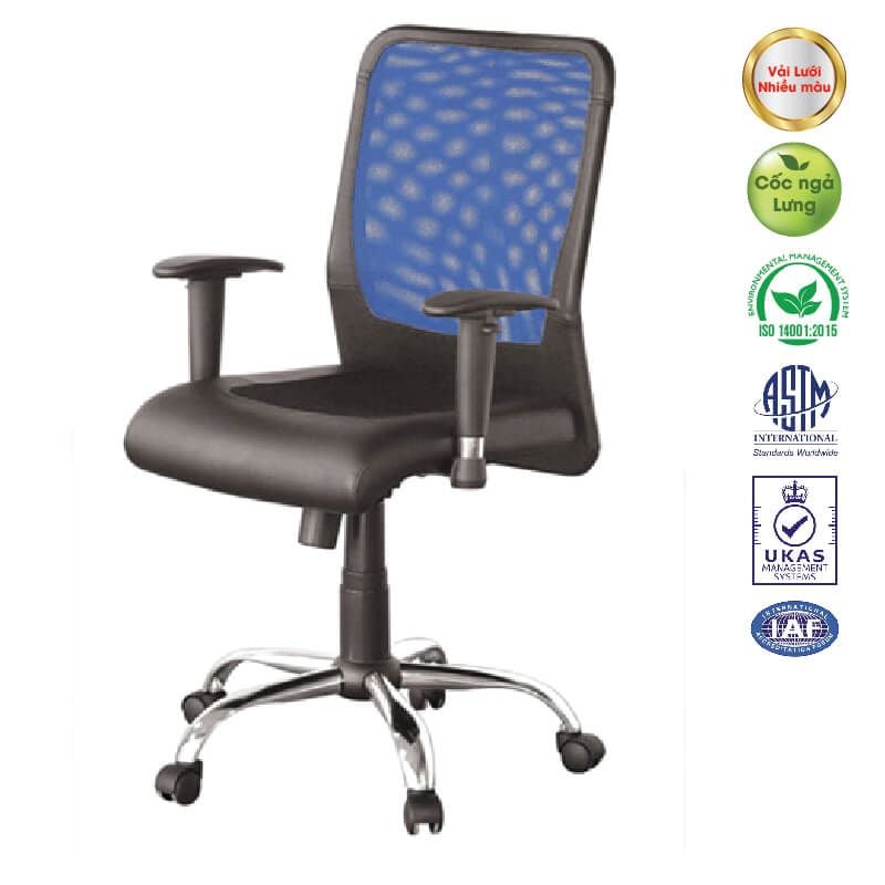 Ghế Xoay Lưới Nhiều Màu tay Nâng hạ GX08.1-M