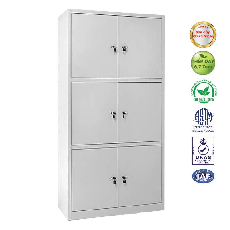 Tủ Sắt 6 Khoang TS04B