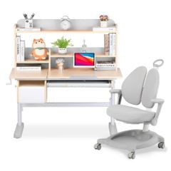 Bộ bàn học thông minh gỗ tự nhiên iSmart Q120