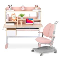 Bộ bàn học thông minh gỗ tự nhiên iSmart Q120