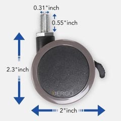 Bánh xe bàn làm việc đứng Flexispot W1