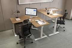 Khung bàn làm việc đứng điều chỉnh độ cao FlexiSpot E7T - Khung chữ L