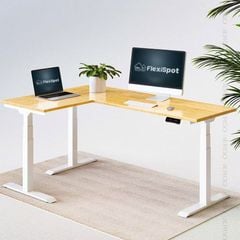 Khung bàn làm việc đứng điều chỉnh độ cao FlexiSpot E7T - Khung chữ L