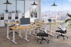 Khung bàn làm việc đứng điều chỉnh độ cao FlexiSpot E7T - Khung chữ L