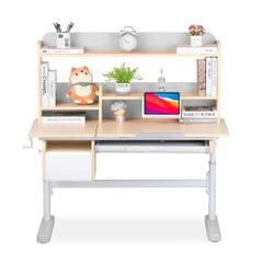 Bộ bàn học thông minh gỗ tự nhiên iSmart Q120