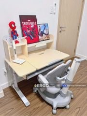 Bộ bàn học thông minh gỗ tự nhiên iSmart P100