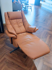 Sofa thư giãn chỉnh điện da thật Era (With Massage)