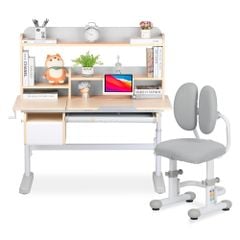 Bộ bàn học thông minh gỗ tự nhiên iSmart Q120