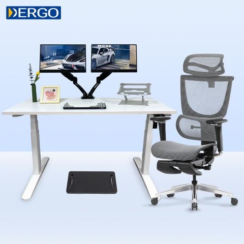  Combo Bàn Ghế Công Thái Học Premium Ergo Workspace 