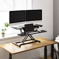 Bàn nâng máy tính điều chỉnh điện chuyển đổi làm việc đứng Flexispot EM7L