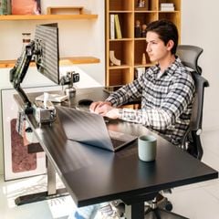 Khung bàn làm việc đứng điều chỉnh độ cao FlexiSpot E7T - Khung chữ L