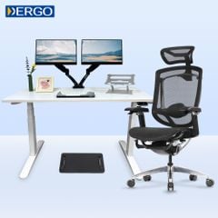 Combo Bàn Ghế Công Thái Học Premium Ergo Workspace