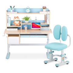 Bộ bàn học thông minh gỗ tự nhiên iSmart Q120