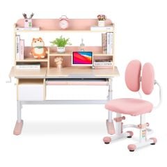 Bộ bàn học thông minh gỗ tự nhiên iSmart Q120
