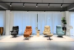 Sofa thư giãn chỉnh điện da thật Era (With Massage)