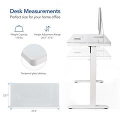 Bàn làm việc đứng điều chỉnh độ cao Flexispot All-in-One ET118