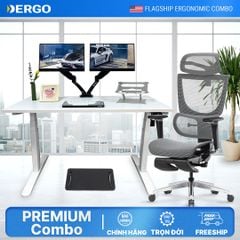 Combo Bàn Ghế Công Thái Học Premium Ergo Workspace