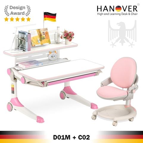 Bộ bàn học thông minh Cao Cấp Hanover D01M 
