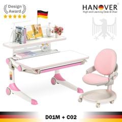 Bộ bàn học thông minh Cao Cấp Hanover D01M