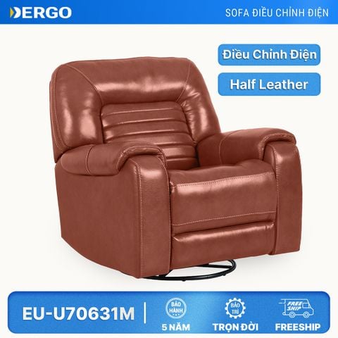  Sofa thư giãn chỉnh điện da thật EU-U70631M 