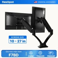 Giá treo màn hình tay đỡ màn hình đôi 10-27 inch - Flexispot F7BD