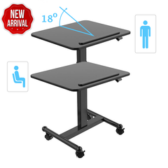 Bàn làm việc đứng/ngồi di động Flexispot MT302M