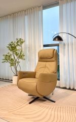 Sofa thư giãn chỉnh điện da thật Nole (With Massage)