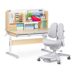 Bộ bàn học thông minh gỗ tự nhiên iSmart Klever K120
