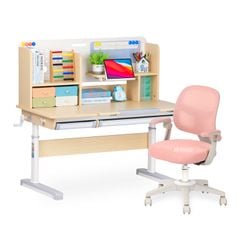 Bộ bàn học thông minh gỗ tự nhiên iSmart Klever K120