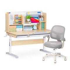 Bộ bàn học thông minh gỗ tự nhiên iSmart Klever K120