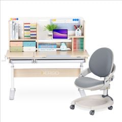 Bộ bàn học thông minh gỗ tự nhiên iSmart Klever K120