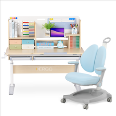 Bộ bàn học thông minh gỗ tự nhiên iSmart Klever K120