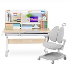 Bộ bàn học thông minh gỗ tự nhiên iSmart Klever K120