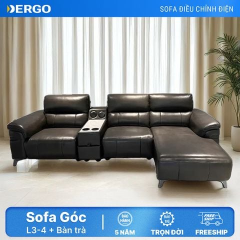  Sofa góc L3-4 chỗ, kèm bàn trà (góc trái hoặc phải) 