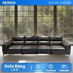 Sofa băng L4- 6 chỗ, điều khiển điện