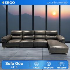 Sofa góc L4-6 chỗ, điều khiển điện (góc trái hoặc phải)