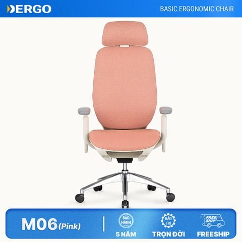  Ghế Công Thái Học Ergonomic Amara M06 Pink 