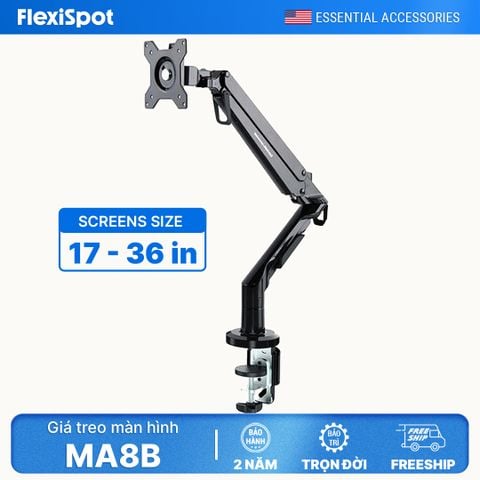  Giá treo màn hình tay đỡ màn hình đơn 17-36 inch - Flexispot MA8B (Black) 