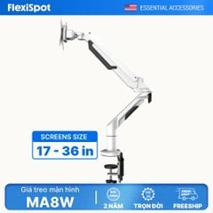 Giá treo màn hình tay đỡ màn hình đơn 17-36 inch - Flexispot MA8W (White)
